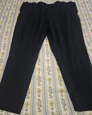 Claiborne Black Dress Pants 46x30 Flat Front